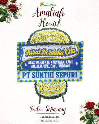 Papan Bunga Duka di Girian